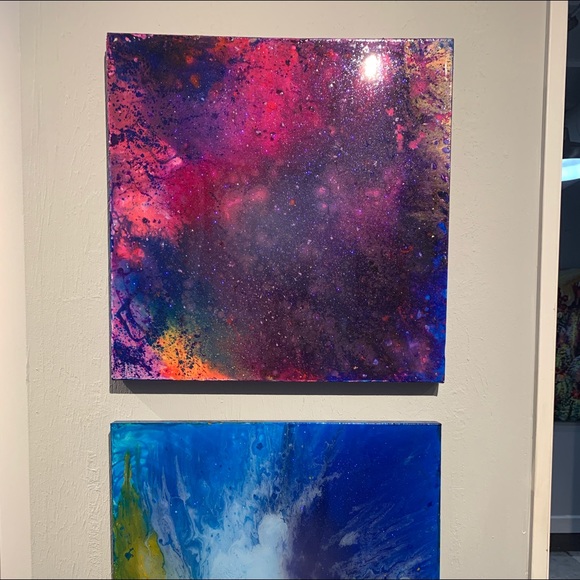 Nebula, mixed Media on Canvas - Picture 2 of 3